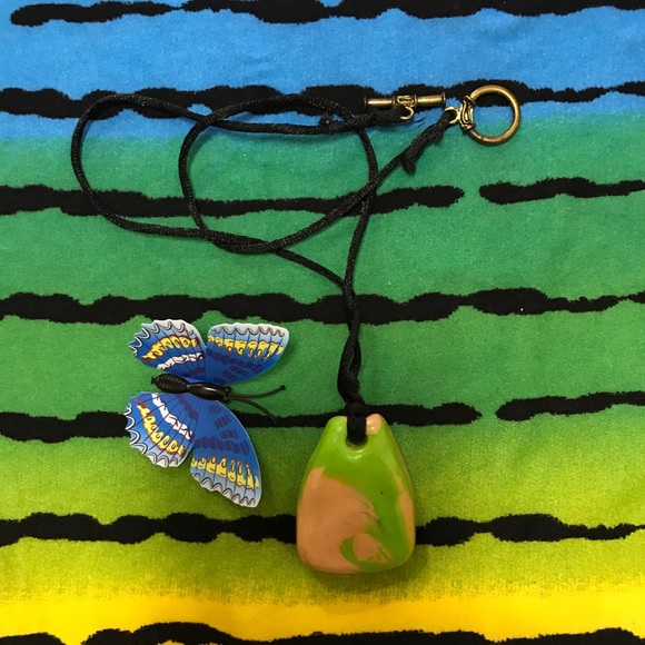 Ceramic Vintage One of a Kind Handmade Boho Necklace - Picture 13 of 16